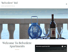 Tablet Screenshot of belvedere-apartmani-bol.com